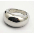 316L stainless steel chunky silver special women finger ring